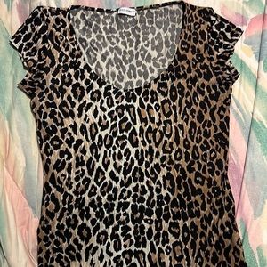 Authentic Dolce Gabbana small leopard underwear top
